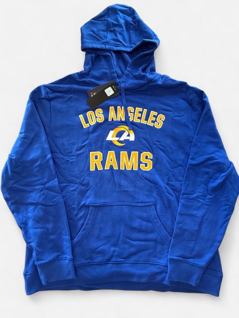 Fanatics Los Angeles Rams NFL Blue Pullover Hoodie Sweatshirt Men's 2XL